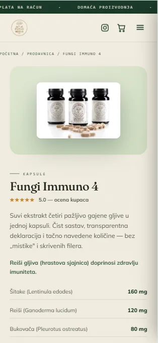 Fungo Medic prototip na telefonu